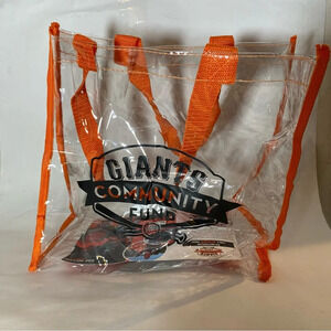 San Francisco Giants Clear See Through Tote Bag